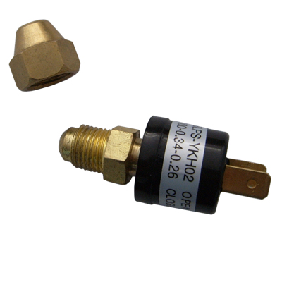 Pressure switches for water heaters and boilers